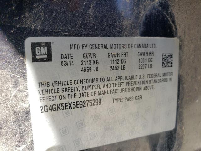 2014 BUICK REGAL - 2G4GK5EX5E9275299
