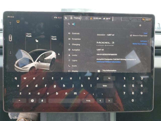 2025 TESLA MODEL 3 5YJ3E1EA7SF998335