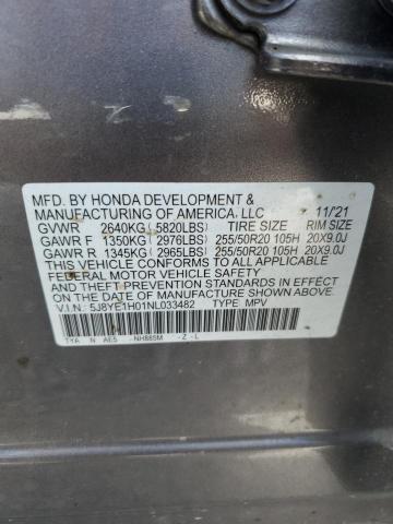 2022 ACURA MDX A-SPEC 5J8YE1H01NL033482