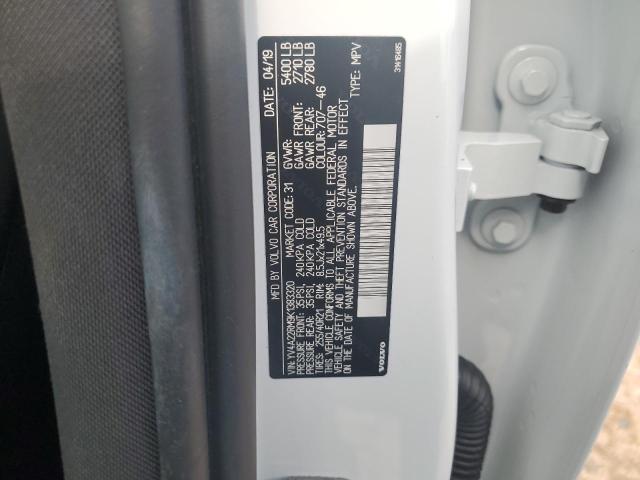 2019 VOLVO XC60 T6 R- YV4A22RM9K1383320