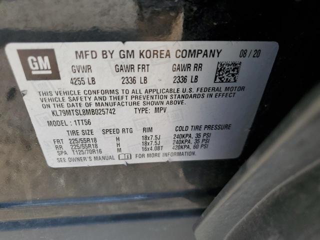 2021 CHEVROLET TRAILBLAZE - KL79MTSL8MB025742