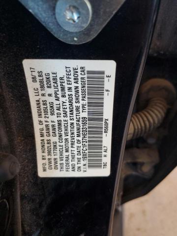 2017 HONDA CIVIC EX 19XFC1F37HE031659