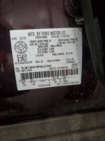 2023 LINCOLN AVIATOR GR 5LMYJ8XY8PNL01308