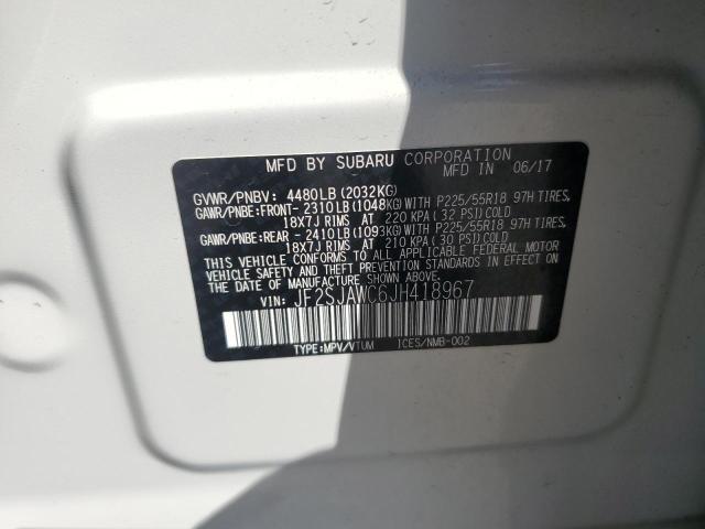 2018 SUBARU FORESTER 2 JF2SJAWC6JH418967