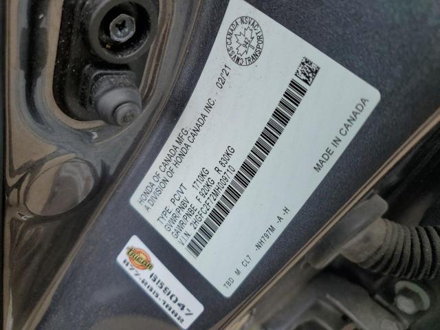 2021 HONDA CIVIC EX - 2HGFC2F72MH009710