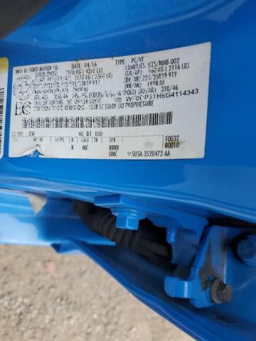 2016 FORD FOCUS RS WF0DP3TH6G4114343