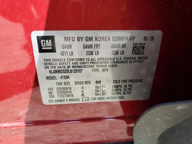 2020 BUICK ENCORE GX KL4MMDS20LB128107