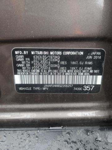 2016 MITSUBISHI OUTLANDER JA4AR3AW9GZ056257