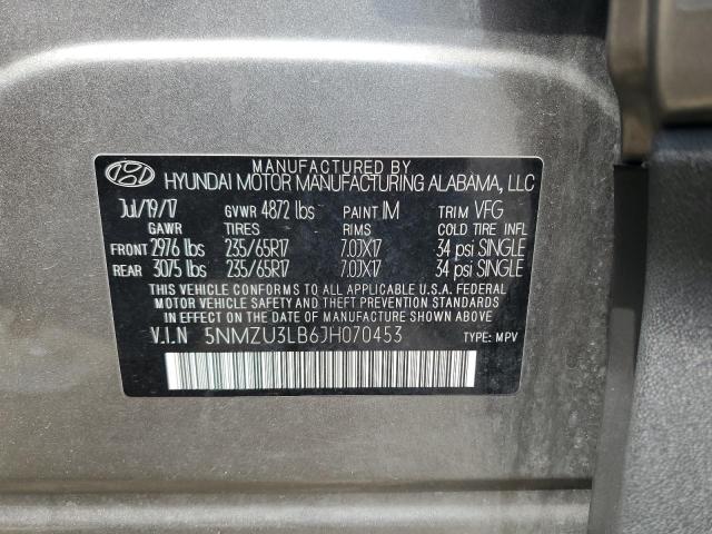 2018 HYUNDAI SANTA FE S - 5NMZU3LB6JH070453