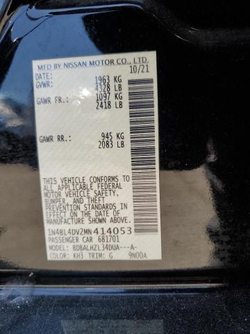 2021 NISSAN ALTIMA SV 1N4BL4DV2MN414053