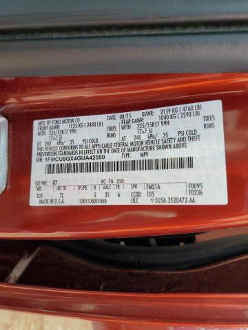 2016 FORD ESCAPE SE - 1FMCU9GX4GUA42050