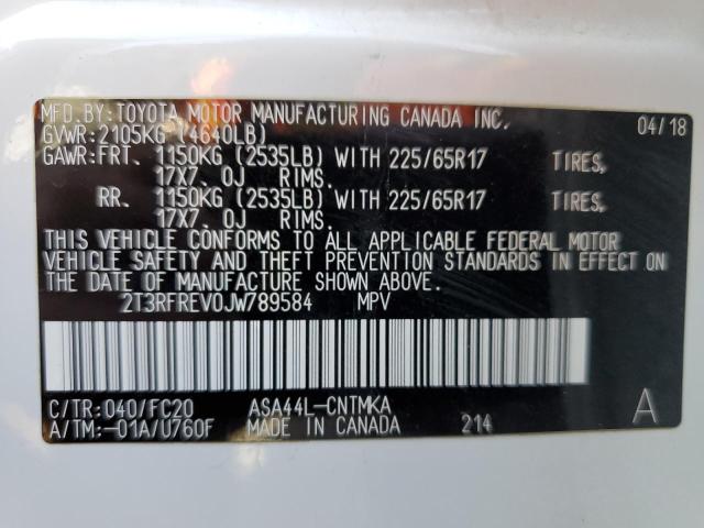 2018 TOYOTA RAV4 ADVEN 2T3RFREV0JW789584