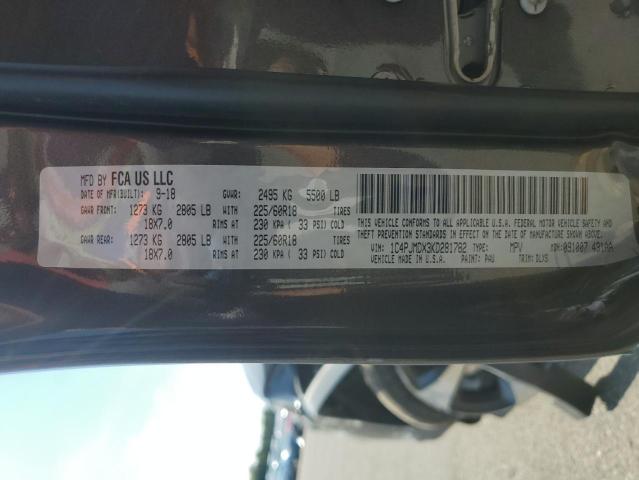 2019 JEEP CHEROKEE L 1C4PJMDX3KD281782