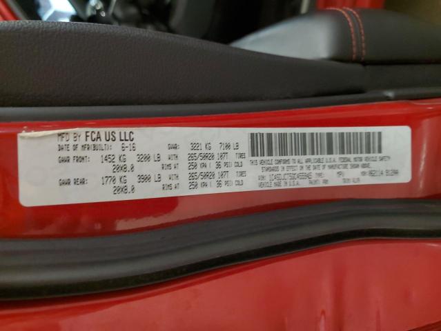 2016 DODGE DURANGO R/ 1C4SDJCT5GC455945