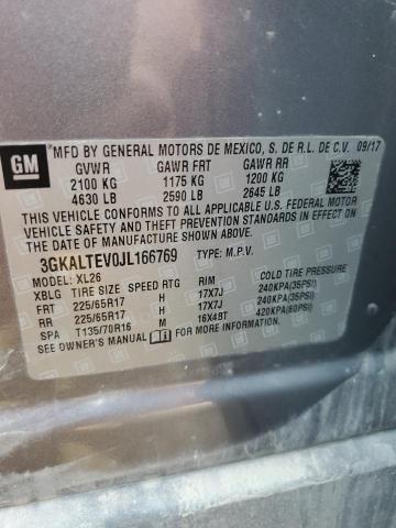 2018 GMC TERRAIN SL 3GKALTEV0JL166769