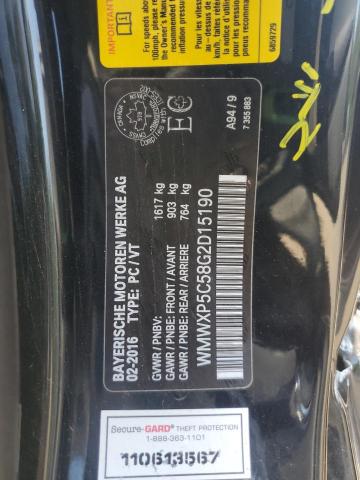 2016 MINI COOPER WMWXP5C58G2D15190