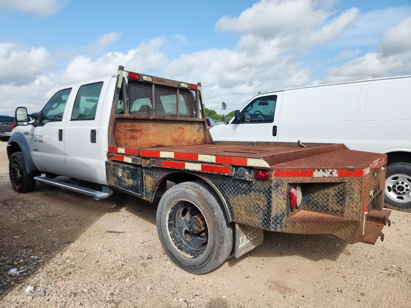 FORD F450 SUPER 2006 white crew cha diesel 1FDXW46P66EC54148 photo #3