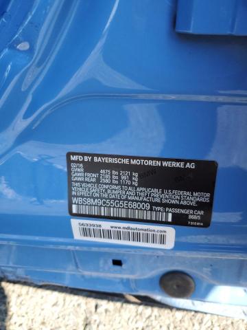 2016 BMW M3 WBS8M9C55G5E68009