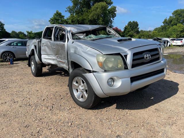 TOYOTA TACOMA DOU 2010 silver crew pic gas 5TEJU4GN5AZ688838 photo #1