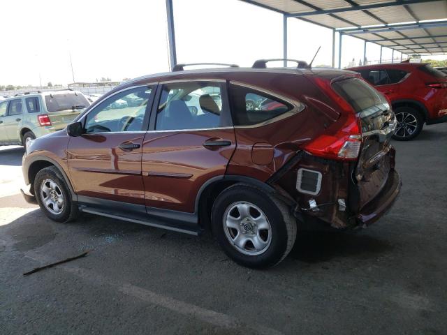 HONDA CR-V LX 2015 maroon  gas 5J6RM4H38FL009371 photo #3