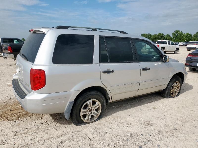 HONDA PILOT EXL 2005 silver 4dr spor gas 5FNYF18545B035074 photo #4