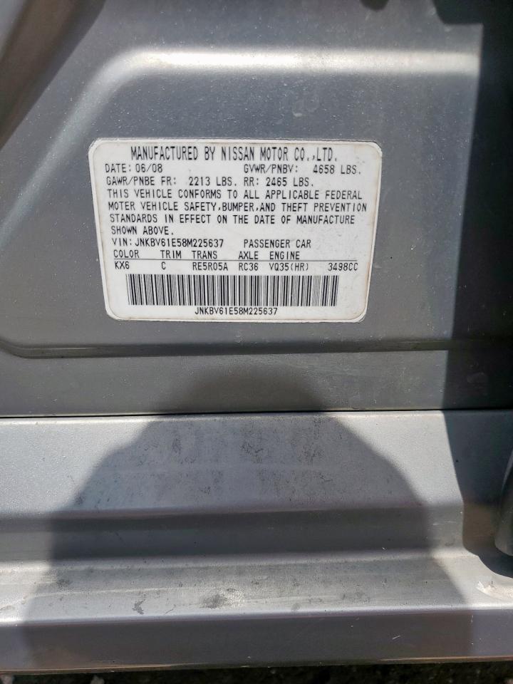 Lot #3246115119 2008 INFINITI G35