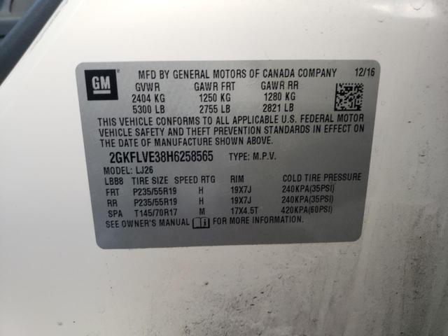 2017 GMC TERRAIN DE 2GKFLVE38H6258565