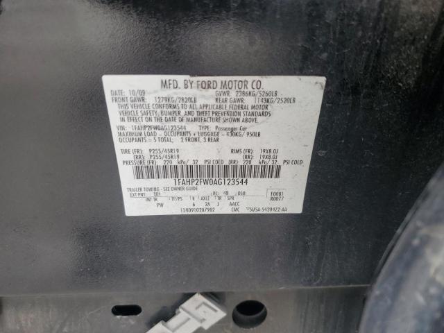 2010 FORD TAURUS LIMITED - 1FAHP2FW0AG123544