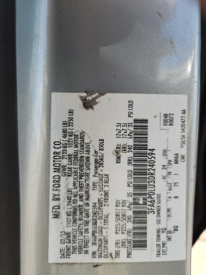 Ford Fusion se 2013