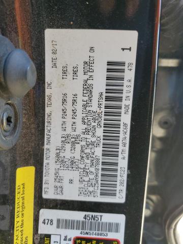 2017 TOYOTA TACOMA DOUBLE CAB 5TFCZ5AN9HX078807