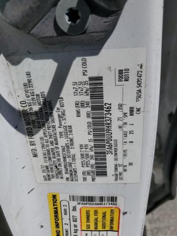 2017 FORD FUSION S H 3FA6P0UU9HR373462