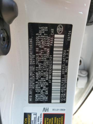 2016 TOYOTA AVALON XLE - 4T1BK1EB3GU222131