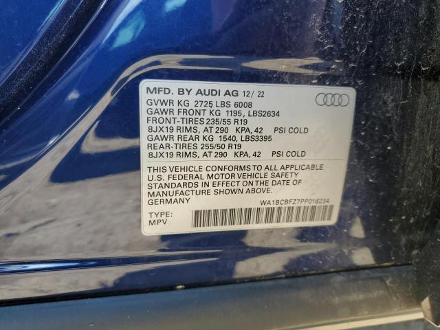 2023 AUDI Q4 E-TRON WA1BCBFZ7PP018234
