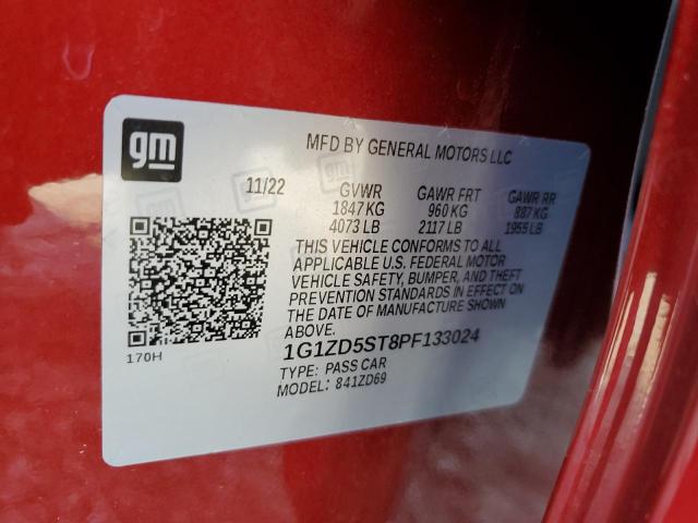 2023 CHEVROLET MALIBU LT 1G1ZD5ST8PF133024