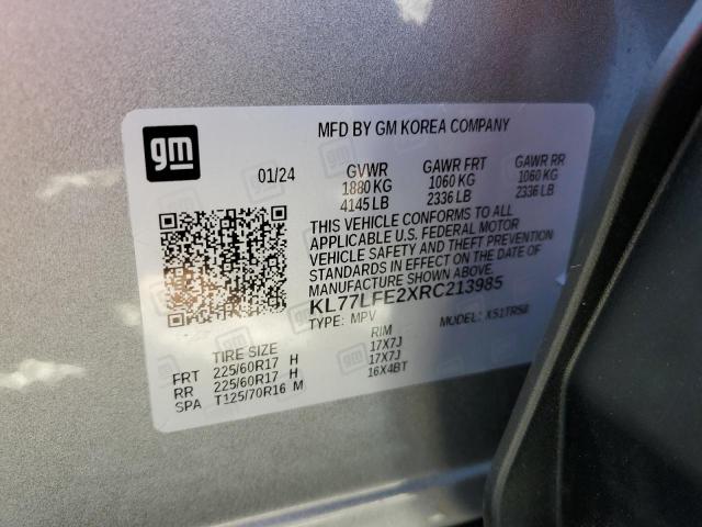 2024 CHEVROLET TRAX LS KL77LFE2XRC213985