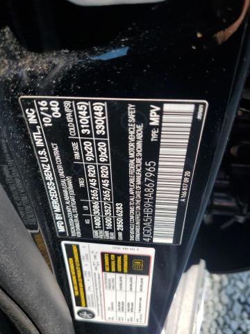 2017 MERCEDES-BENZ GLE 350 4M 4JGDA5HB9HA867965