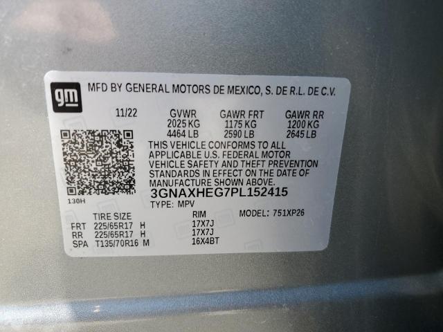 2023 CHEVROLET EQUINOX LS 3GNAXHEG7PL152415