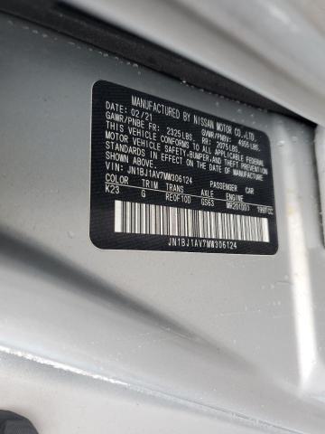 2021 NISSAN ROGUE SPOR JN1BJ1AV7MW306124