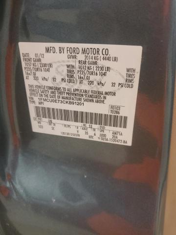 2012 FORD ESCAPE LIM - 1FMCU0E73CKB91201
