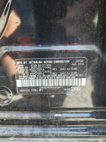 2017 MITSUBISHI OUTLANDER SE JA4AD3A38HZ000817