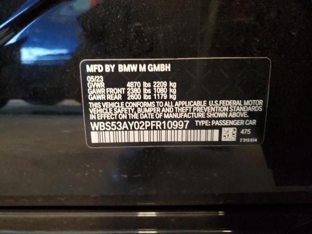 2023 BMW M3 WBS53AY02PFR10997