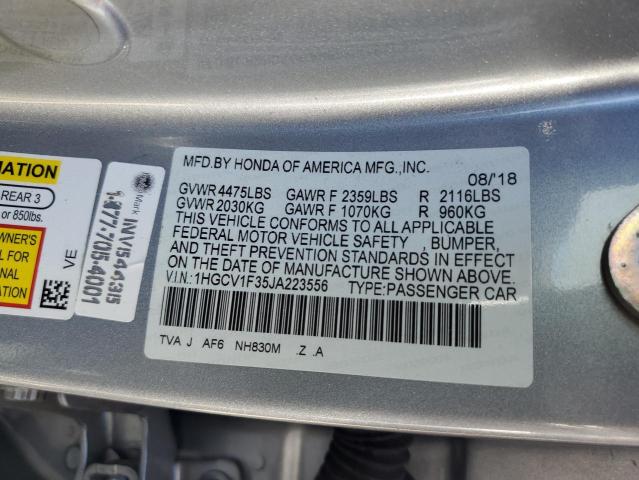2018 HONDA ACCORD SPO - 1HGCV1F35JA223556