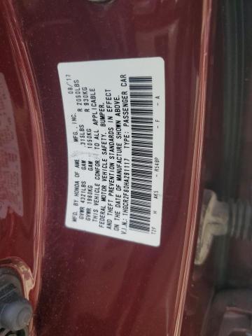 2017 HONDA ACCORD EXL 1HGCR2F80HA291117