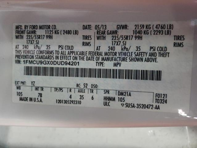 2013 FORD ESCAPE SE - 1FMCU9GX0DUD94201