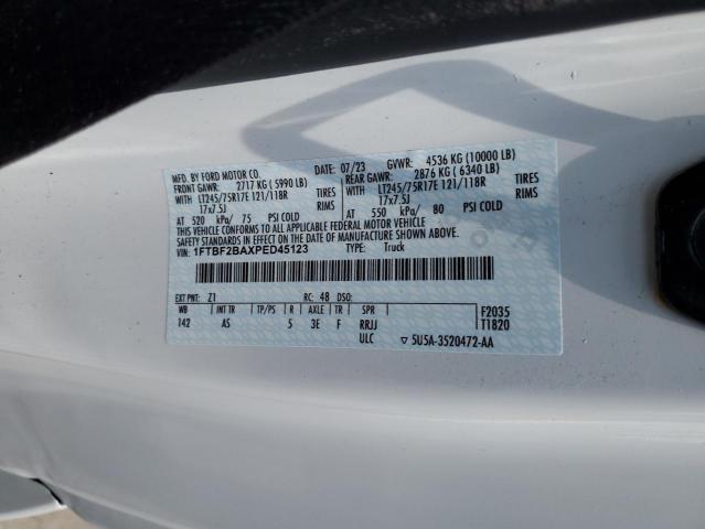 2023 FORD F250 SUPER - 1FTBF2BAXPED45123