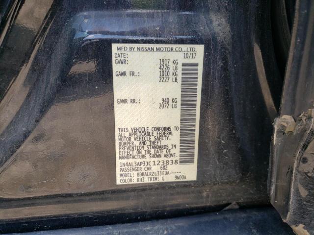 2018 NISSAN ALTIMA 2.5 - 1N4AL3AP3JC123838