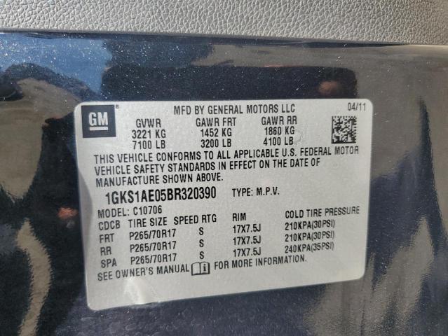2011 GMC YUKON SLE - 1GKS1AE05BR320390