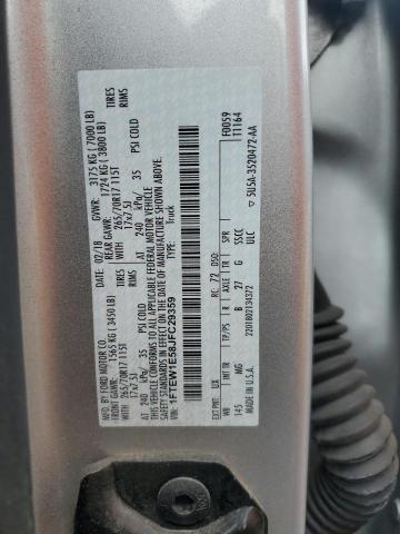 2018 FORD F150 SUPER - 1FTEW1E58JFC29359