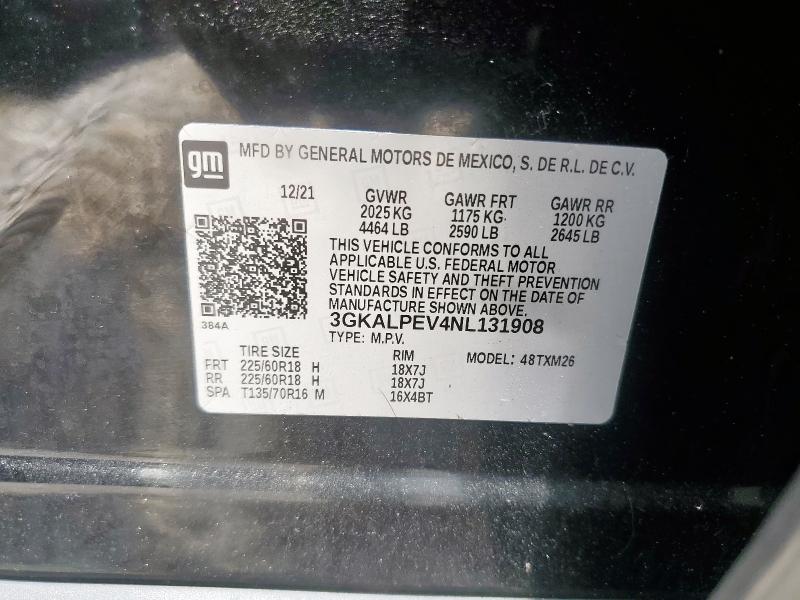 2022 GMC TERRAIN SL 3GKALPEV4NL131908