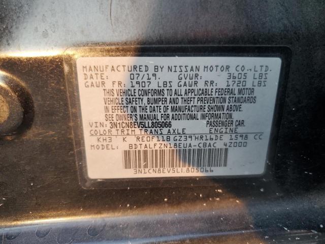 2020 NISSAN VERSA SV 3N1CN8EV5LL805066